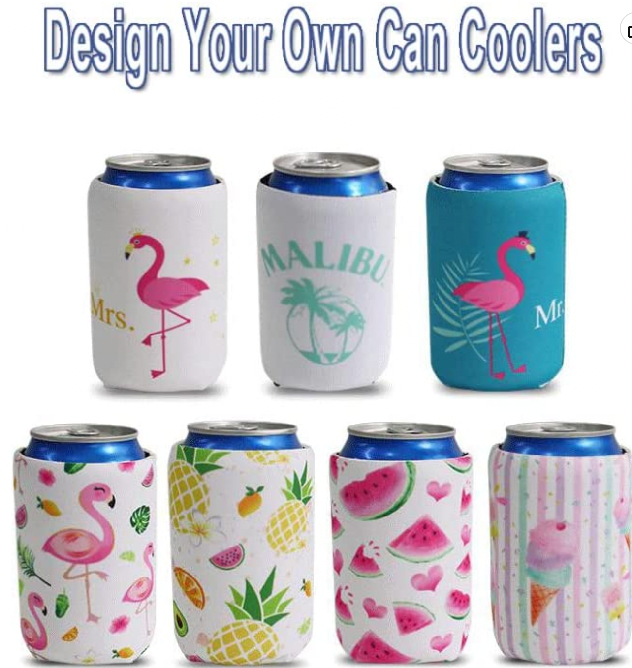 Sublimation Can Koozies – Blanks by Amber