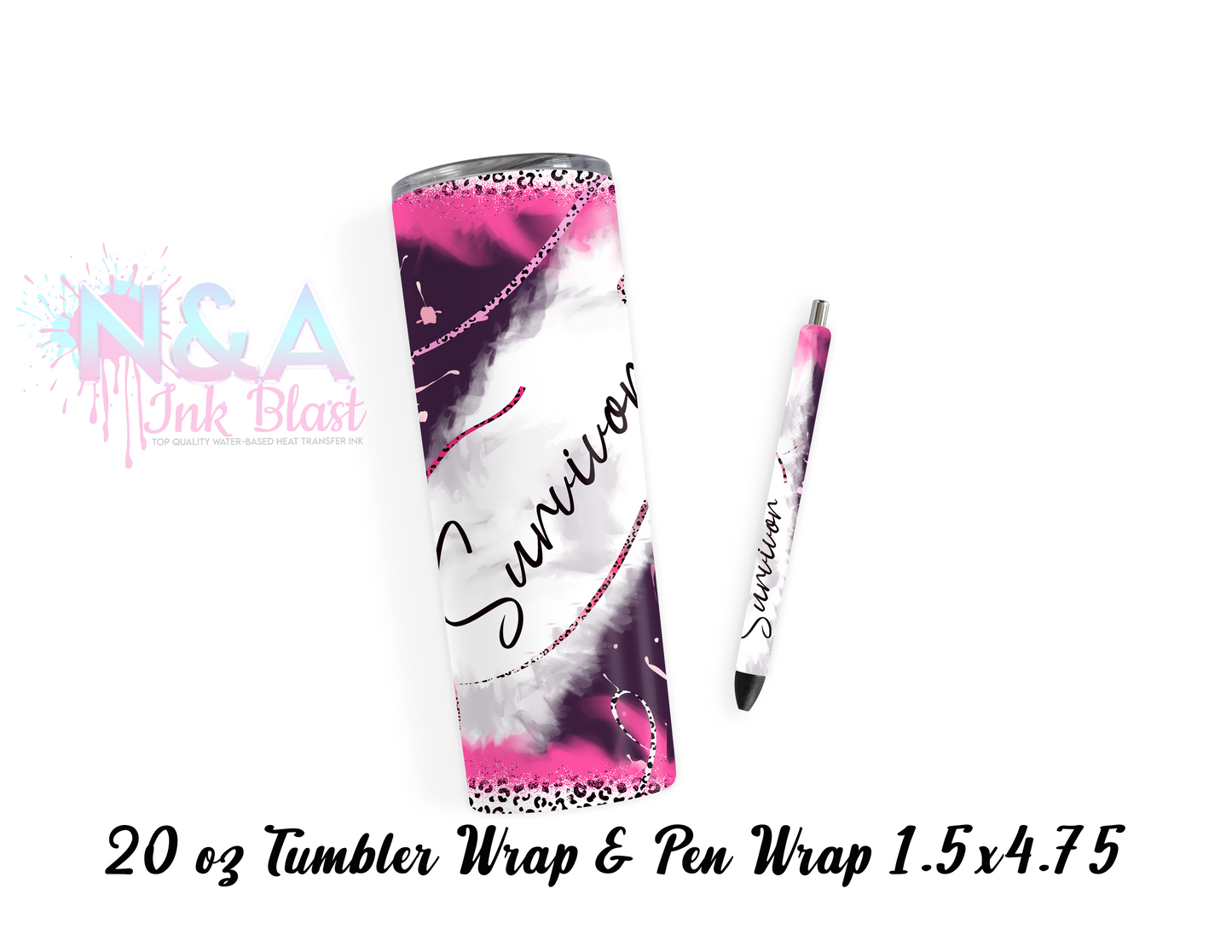Survivor Tumbler & Pen Wrap Set
