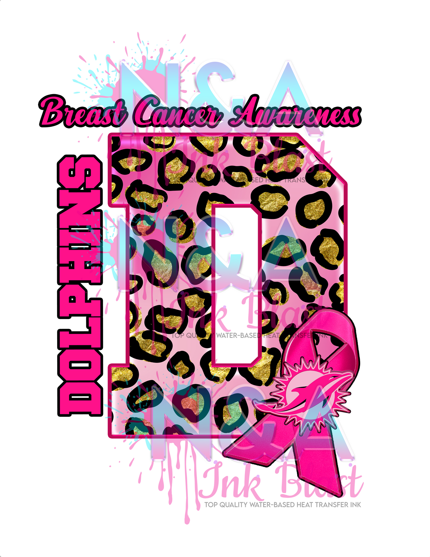 Breast Cancer Awareness Dolphins
