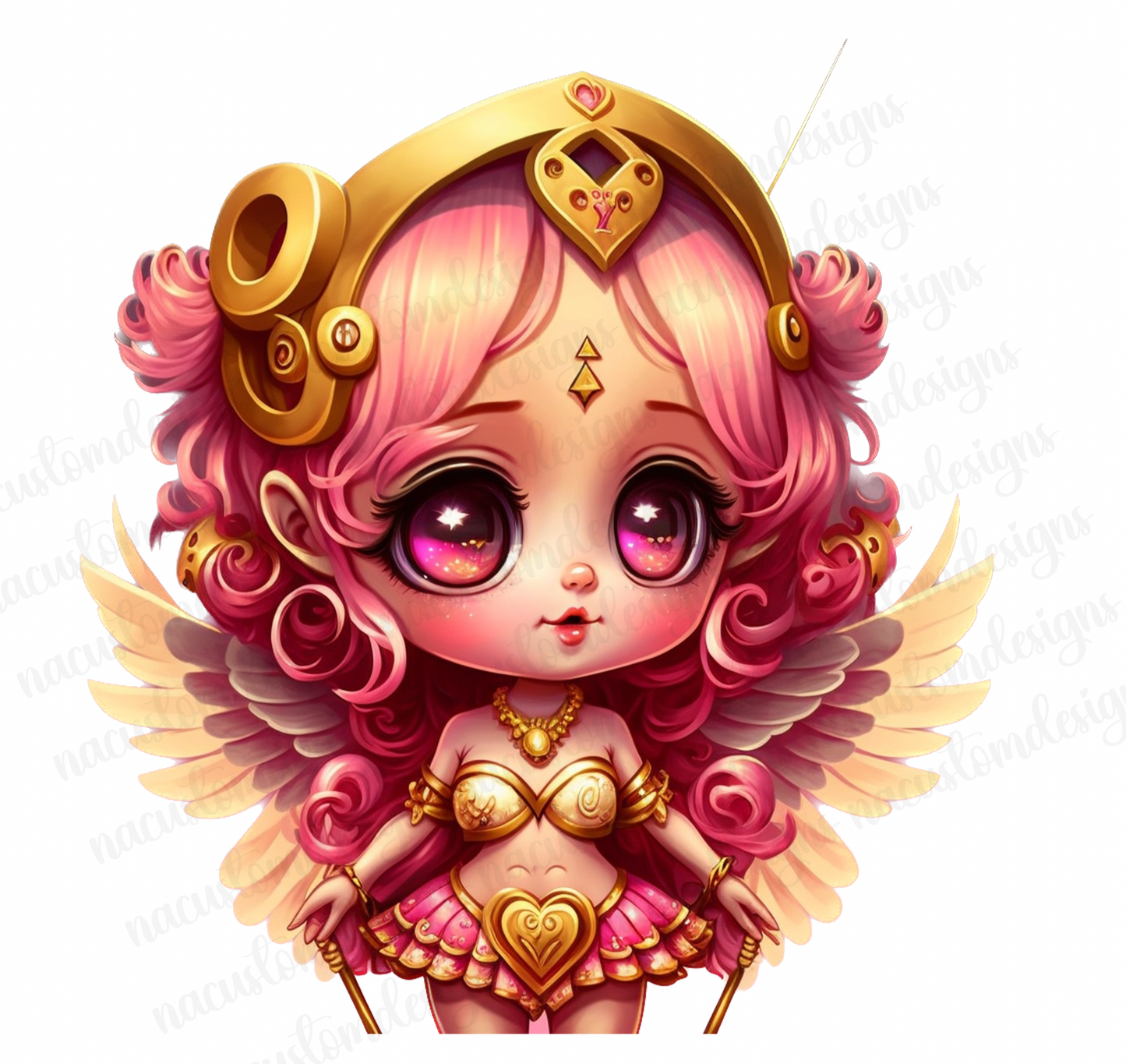 Cupid Goddess (PNG) Includes 11 Different Files